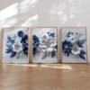 IMG_6160 3-Piece Abstract Wall Art with Stunning Blue & White Design