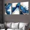 Luxury Abstract 3-Piece Canvas Frame