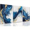 Luxury Abstract 3-Piece Canvas Frame