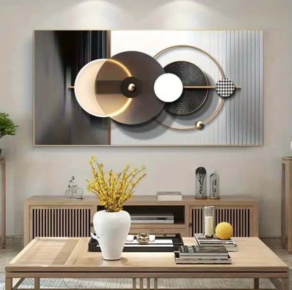 IMG_8089 Cadre Décoratif Géométrique Luxe en Cristal Porcelaine – 120 x 60 cm