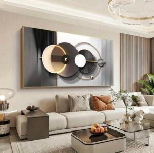 IMG_8091 Cadre Décoratif Géométrique Luxe en Cristal Porcelaine – 120 x 60 cm