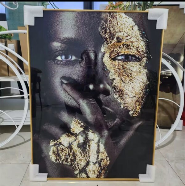 IMG_8423 1 Pcs art Mural cadre en Cristal porcelaine diamant 70x100 cm