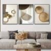 Cadre Décoration Cristal Porcelaine en Diamant – Ensemble Moderne 50x70 cm