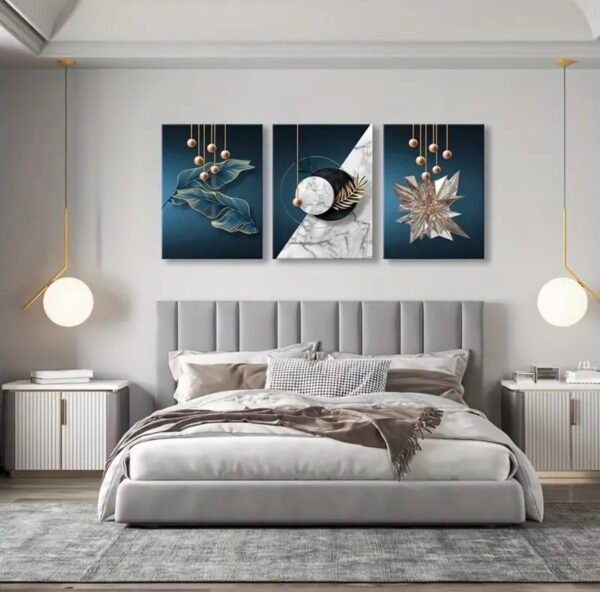 Screenshot Triptyque Moderne Bleu Nuit