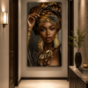 Élégance Africaine – Cadre sur Toile (canva) 60 x 120 cm