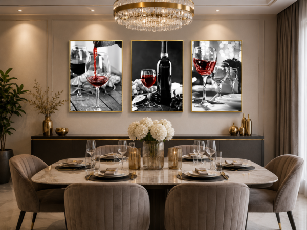 Cadre Décoratif en Cristal Porcelaine Effet Diamant