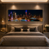4A7FEA62-49CE-4E19-8ECE-9C55B5339908 Cadre Décoratif Panorama Urbain – Cristal Porcelaine Effet Diamant – 60 x 120 cm