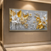 5946BAF8-9FDA-43D2-966C-C0F3A0B8D930 1 piece Cadres Décoratifs Floraux en Cristal Porcelaine – 60 x 120 cm – Cadre Doré