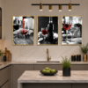 Cadre Décoratif en Cristal Porcelaine Effet Diamant