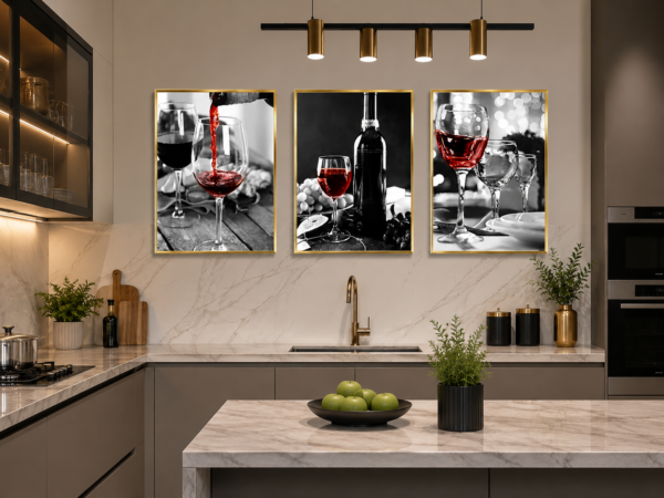 Cadre Décoratif en Cristal Porcelaine Effet Diamant