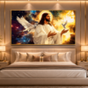 9493F9DC-8921-4646-9D02-77FF790DF18E Cadre Décoratif Jésus Céleste – Cristal Porcelaine Effet Diamant 60 x 120 cm
