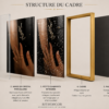 94B1C285-E43C-4D6C-AD7A-5750EE11CB07 Ensemble de 3 Cadres Décoratifs Luxe Noir et Doré – 50 x 70 cm