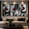 Ensemble de 3 Cadres Décoratifs Libellule – Cristal Effet Soleil et Diamant – 50 x 70 cm