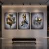 Cadre Décoratif Cristal Porcelaine Effet Diamant – Art Mural Moderne 50 x 70 cm