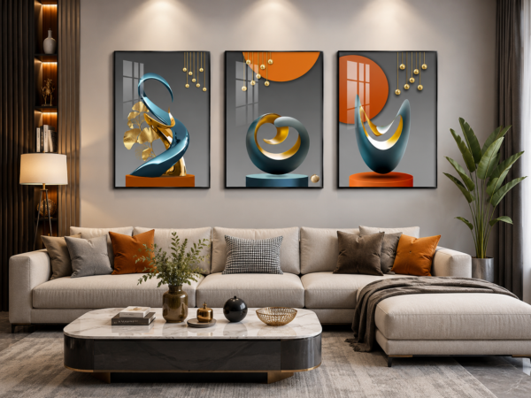 C9391A35-4564-4586-83A7-26C6618D555D Art Mural Cristal Porcelaine en Diamant – Collection Abstraite Luxe Moderne | 45x 60 cm