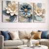 C9A1BB6C-DC15-42AF-886E-54087CDD9940 Cadre Décoratif Floral Moderne sur Toile Canvas 50 x 70 cm