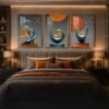 DDF80C8E-93B6-4893-B5F2-F63FC5114476 Art Mural Cristal Porcelaine en Diamant – Collection Abstraite Luxe Moderne | 50 x 70 cm