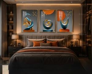 DDF80C8E-93B6-4893-B5F2-F63FC5114476 Art Mural Cristal Porcelaine en Diamant – Collection Abstraite Luxe Moderne | 50 x 70 cm