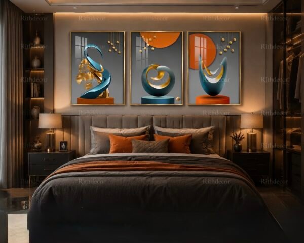 DDF80C8E-93B6-4893-B5F2-F63FC5114476 Art Mural Cristal Porcelaine en Diamant – Collection Abstraite Luxe Moderne | 50 x 70 cm