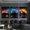 IMG_1121 Cadre Décoratif Moderne Voitures Sportives en Cristal Porcelaine – 50 x 70 cm