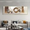 Cadre Décoratif Abstrait Luxe – 60 x 40 cm | Cristal Porcelaine