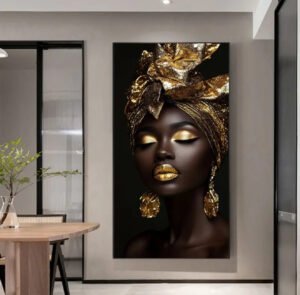 IMG_8845 Cadre Mural Artistique Élégance Royale – Cadre Décoration sur Toile en Bois – 60 x 120 cm