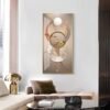 Screenshot Cadre Décoratif Abstrait Luxe en Cristal Porcelaine – 60 x 120 cm – Cadre Doré