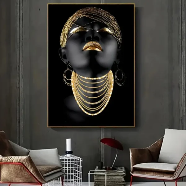 Cadre Décoration 70x100 cm Femme Africa