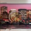 Cadre Décoratif Jacques Cartier en Cristal Porcelaine - 60x120 cm