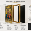 1 PCS Cadre de décoration Ezili Danto – 45 × 60 cm – Tableau Cristal Haute Définition