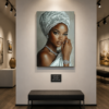 690635C2-C37B-432A-8E9A-618C8F63BFF6 Pièce d’art mural élégance africaine – Tableau sur toile (Canvas) – 18 × 24 pouces – Prêt à accrocher