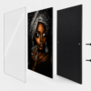 F9D22ED8-333B-4466-A51C-66EC3C2609DB Art mural 1 pièce – Portrait Femme Élégante Noir & Or | Tableau en Cristal Porcelaine | Décoration Murale Moderne | 50 × 70 cm | Rithdecor