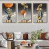 Ensemble de 3 Pièces Art Mural