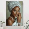 IMG_6208 Pièce d’art mural élégance africaine – Tableau sur toile (Canvas) – 18 × 24 pouces – Prêt à accrocher