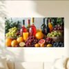 IMG_6537 Cadre Décoratif Fruits & Vin – Art Mural Cuisine | Cadre en Bois | Décoration Murale Moderne | 60 × 120 cm | Rithdecor